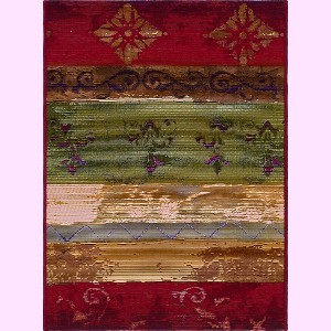 Unique Loom    Outdoor Modern Traditional Area Rug - 1 of 4