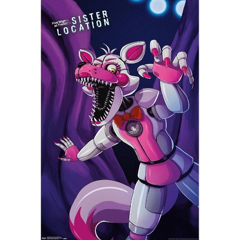 22.375" X 34" Five Nights At Freddy's: Sister Location - Funtime Foxy  Unframed Wall Poster Print - Trends International : Target