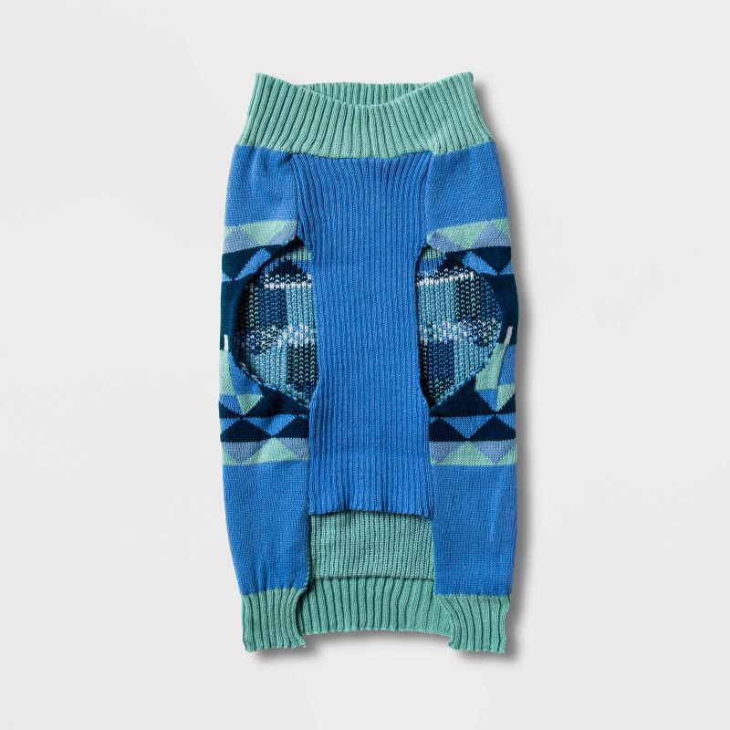 Hanukkah Dog Sweater - Blue - Wondershop™, 3 of 10
