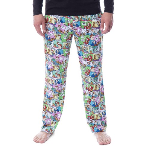 Nickelodeon Mens' Garfield and Jon Classic Comic Strip Lounge Pajama Pants  (M) Multicoloured