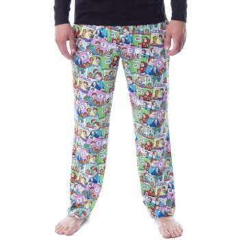 Nickelodeon Mens' Garfield and Jon Classic Comic Strip Lounge Pajama Pants Multicolored
