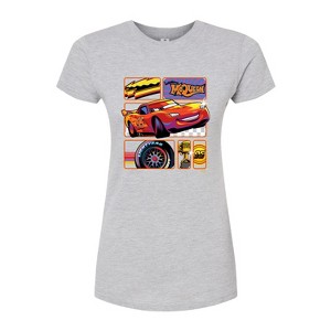 Women's - Disney - Lightning McQueen Best Trophies Fitted Graphic T-Shirt - 1 of 3