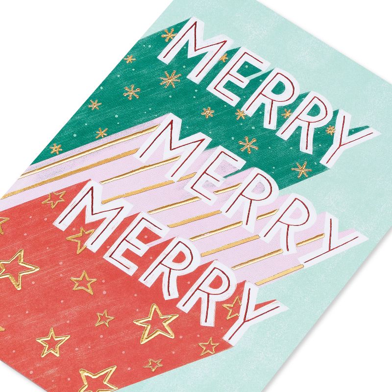 Merry Merry Merry Christmas Card, 6 of 8
