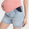 Under Belly Midi Maternity Jean Shorts - Isabel Maternity by Ingrid & Isabel™ - 4 of 4