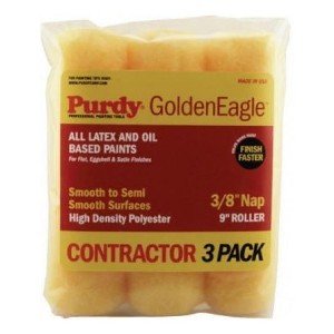Genuine Purdy Golden Eagle 3 Multi-Pack 9" x 3/8" Nap Roller Cover 140868100 - 1 of 3