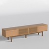 Gaoyangjiaju 86.6 Inch Solid Wood TV Stand for 90 Inch TV with Storage - 3 of 4
