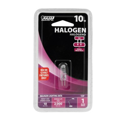 Feit Electric 10 W JC Specialty Halogen Bulb 100 lm Bright White 1 pk