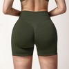 Anna-Kaci Active Women's High Waist Seamless Biker Shorts with Ribbed Waistband and Body-Hugging Fit - 4 of 4