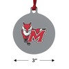 Marist College Secondary Logo Aluminum Holiday Christmas Tree Ornament - 3 of 4