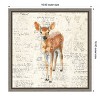 Amanti Art Into the Woods III no Border (Deer) by Emily Adams Canvas Wall Art Print Framed 16-in. x 16-in. - 4 of 4