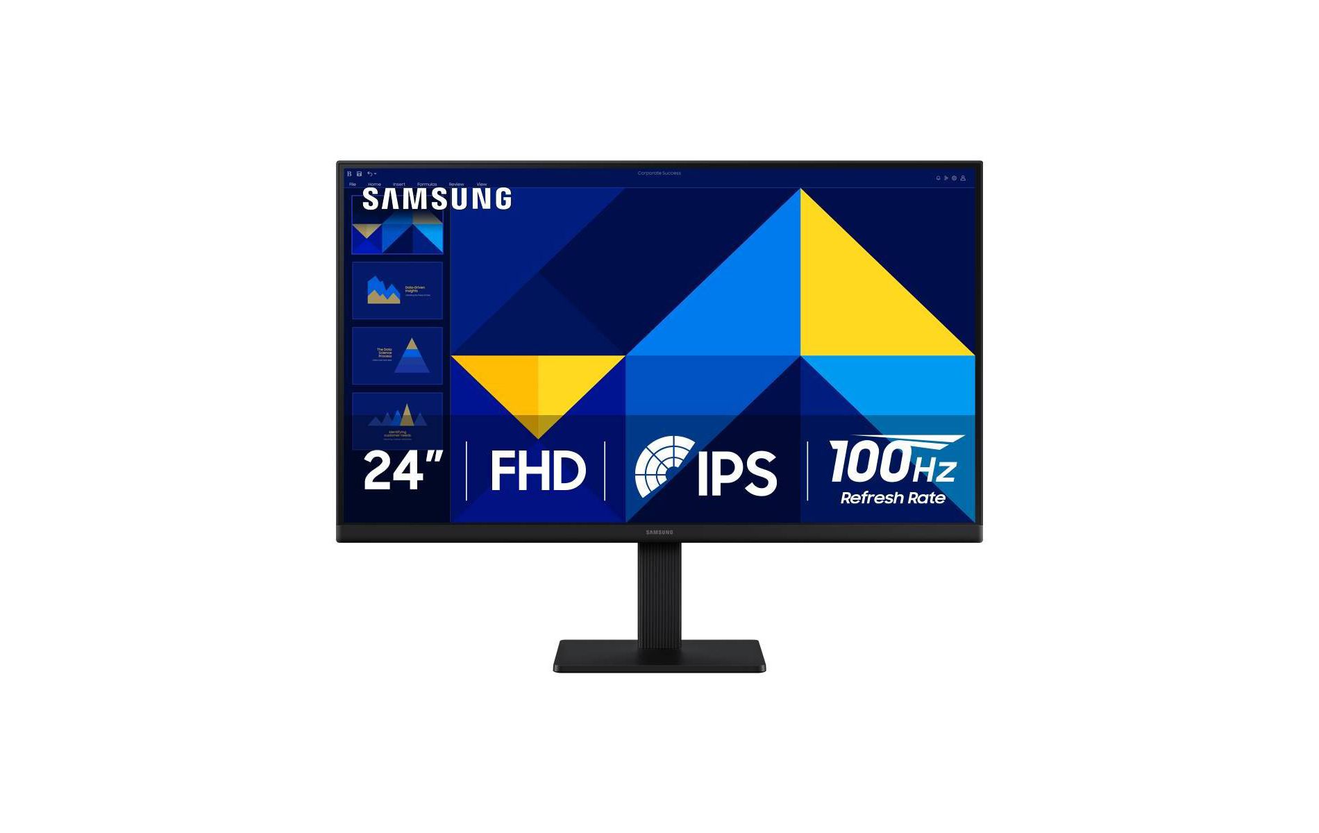 Samsung 24" S3 FHD IPS 100Hz Monitor: 16:9, HDMI, 250 cd/m² Brightness, Wall Mountable