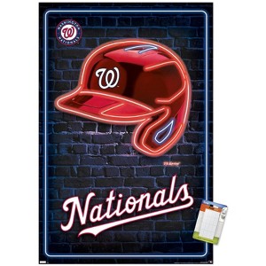 Trends International MLB Washington Nationals - Neon Helmet 23 Unframed Wall Poster Prints - 1 of 4