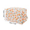 Unique Bargains Women Portable Rose Flower Makeup Bag 1 Pc - 3 of 3