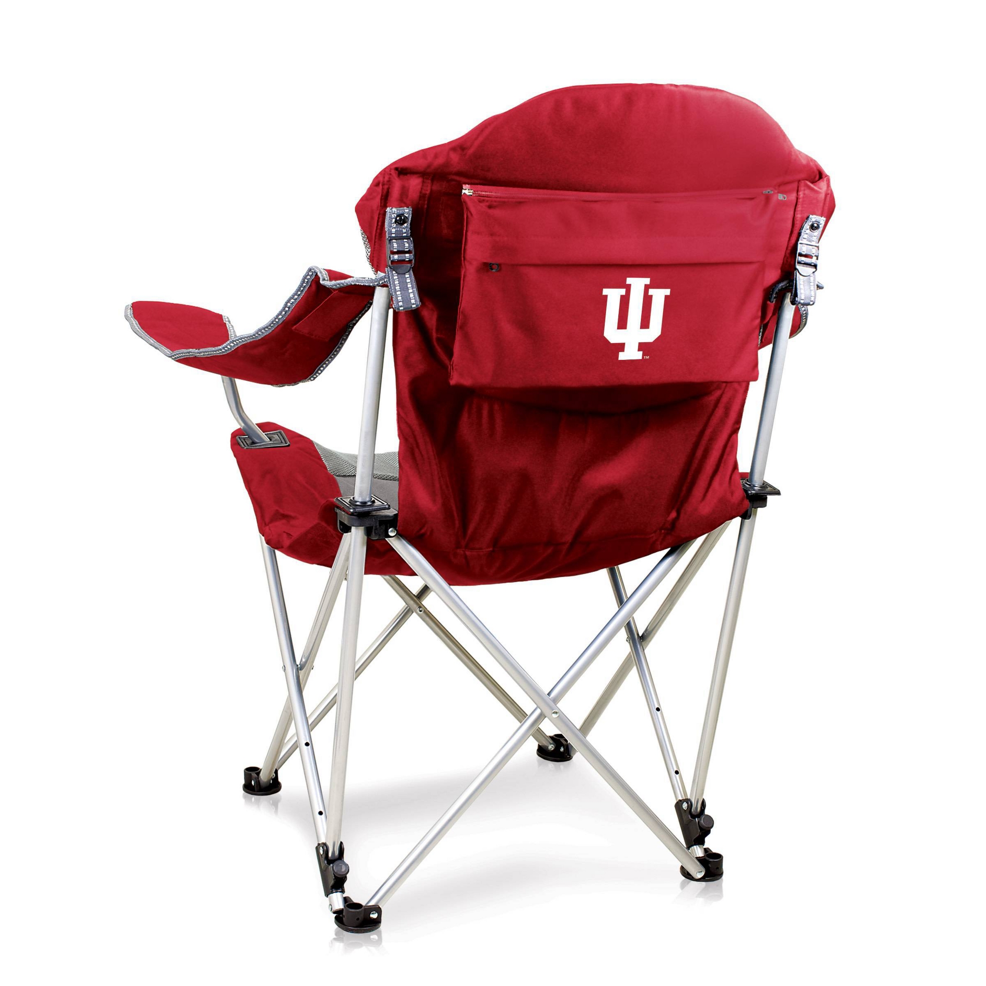 NCAA Indiana Hoosiers Reclining Camp Chair with Head Support
