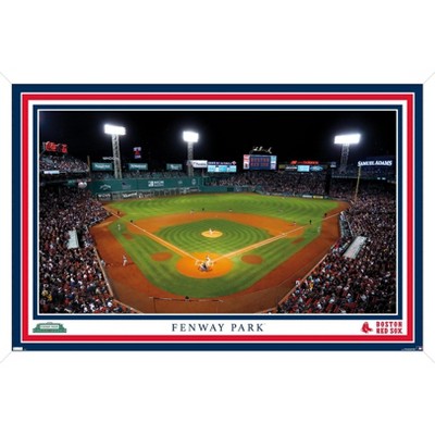 Red Sox Baseball Color Swatch Print Red Sox Baseball Poster 