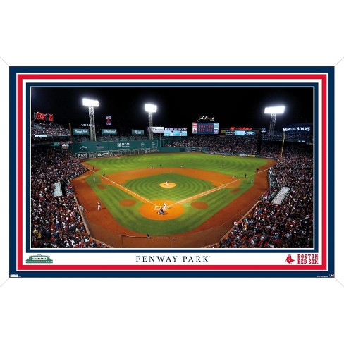 Trends International Mlb Boston Red Sox - Fenway Park 22 Framed Wall Poster  Prints White Framed Version 22.375 X 34 : Target
