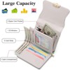 FATMOON Wallet for Women - Stylish RFID Blocking Leather Wallet- Bifold Card Holder with Zipper Coin Pocket,for Daily Use,Travel - 4 of 4