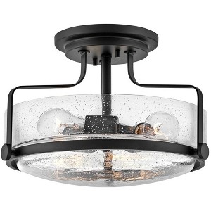 Hinkley Harper 18" Wide Black 3-Light Ceiling Light - 1 of 1