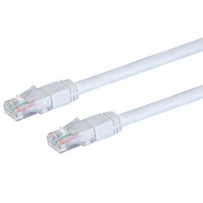 Monoprice Cat6 Ethernet Patch Cable - 100 Feet - White | Snagless RJ45, Stranded, 550MHz, UTP, Pure Bare Copper Wire, 24AWG, Outdoor Rated