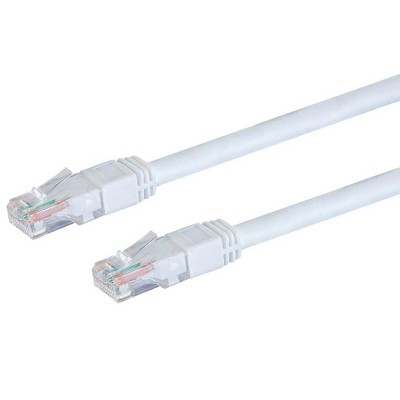 Monoprice Cat6 Ethernet Patch Cable - 75 Feet - White | Snagless RJ45, Stranded, 550MHz, UTP, Pure Bare Copper Wire, 24AWG, Outdoor Rated