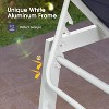 PURPLE LEAF Outdoor Chaise Lounge Set Adjustable Recliner with Side Table Aluminum Outdoor Lounger - 3 of 4