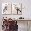 Stupell Industries Beautiful Heron Birds Standing Watercolor, 24" x 30" - 2 of 4