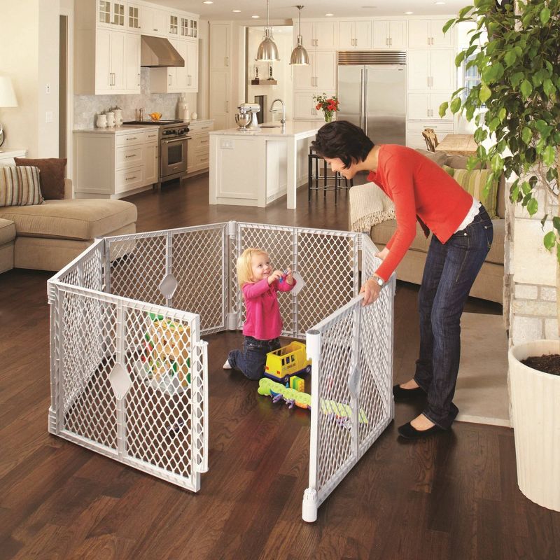 Toddleroo by North States Superyard Duo Extra-Wide Gate and Playard, 2 of 10