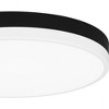 Quoizel Lighting Weldin 1 - Light Flush Mount in  Matte Black White - 3 of 4