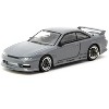 Nissan Silvia (S14) Vertex RHD (Right Hand Drive) Gray "Global64" Series 1/64 Diecast Model by Tarmac Works - 2 of 4