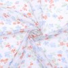 INSPIRE CHIC Women's Floral Stripes Printed Square Cotton Blended Gauze Neck Scarves 1Pc - 4 of 4