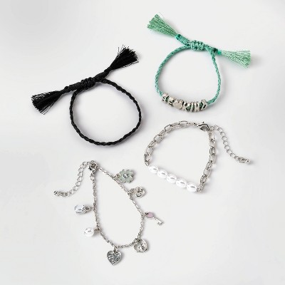 Girls' 4pk 'Be Kind' Bracelet Set - art class™