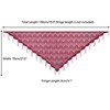 INSPIRE CHIC Shawls and Wraps for Evening Dresses Lace Mesh Fringe Scarves 1Pc - 3 of 4