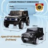 12V Kids Ride On Car, Licensed Mercedes-Benz EQG Electric Car Battery Powered w/Parent Remote Control - 3 of 4