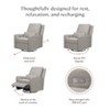 Babyletto Sigi Glider Recliner with Electronic Control and USB with Light Wood Base - Greenguard Gold Certified - 3 of 4