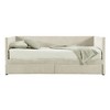 Twin Size Corduroy Daybed with Two Drawers and Wood Slat - 4 of 4