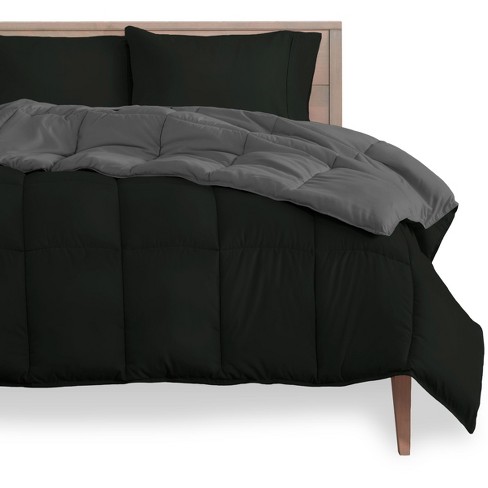 black and grey twin comforter