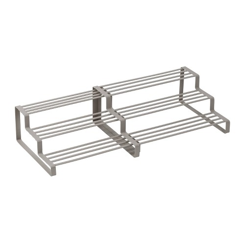 Hone-Can-Do Flat Wire Expandable Spice Rack - Gray - image 1 of 4
