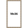 PosterPalooza | Panoramic Refined Silver Picture Frame - UV Acrylic, Foam Board Backing, Hanging Hardware - 2 of 4