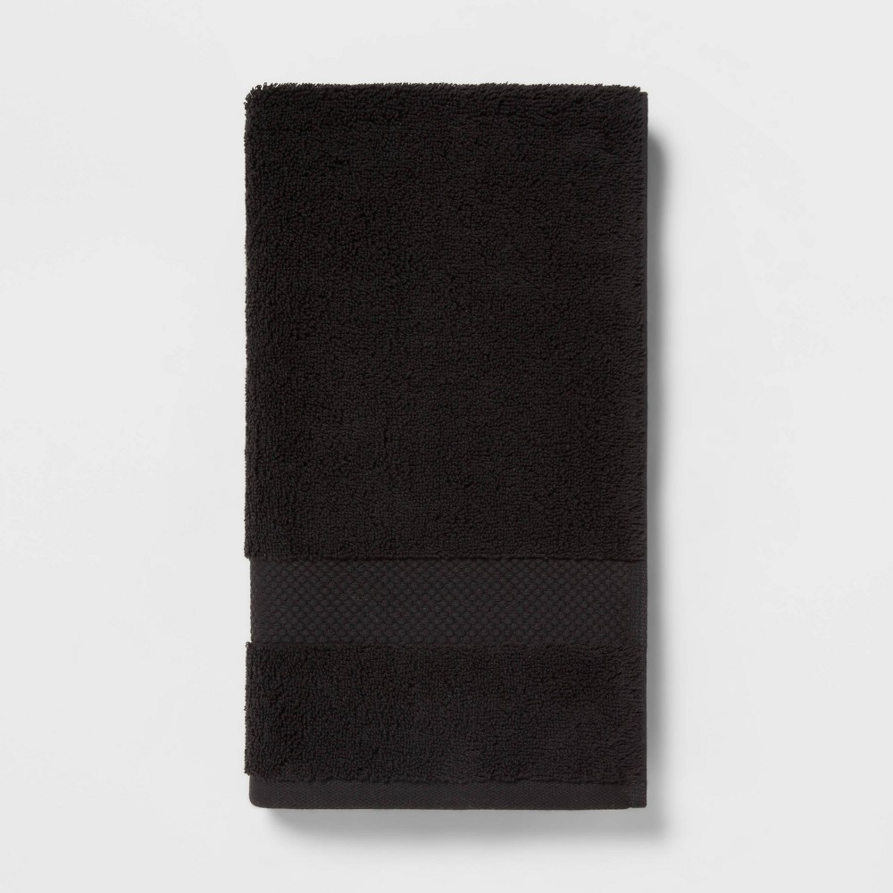 Photos - Towel Performance Plus Hand  Black - Threshold™