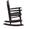 VASIP Kids' Rocking Chair,Durable Indoor/Outdoor Use for Children's Room, Garden & Patio,Fun Rocking Motion & Child-Safe Design,Rose Red - 3 of 4