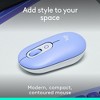 Logitech POP Mouse Compact and Portable Wireless Bluetooth Mouse Lilac 910-007410 - 2 of 4