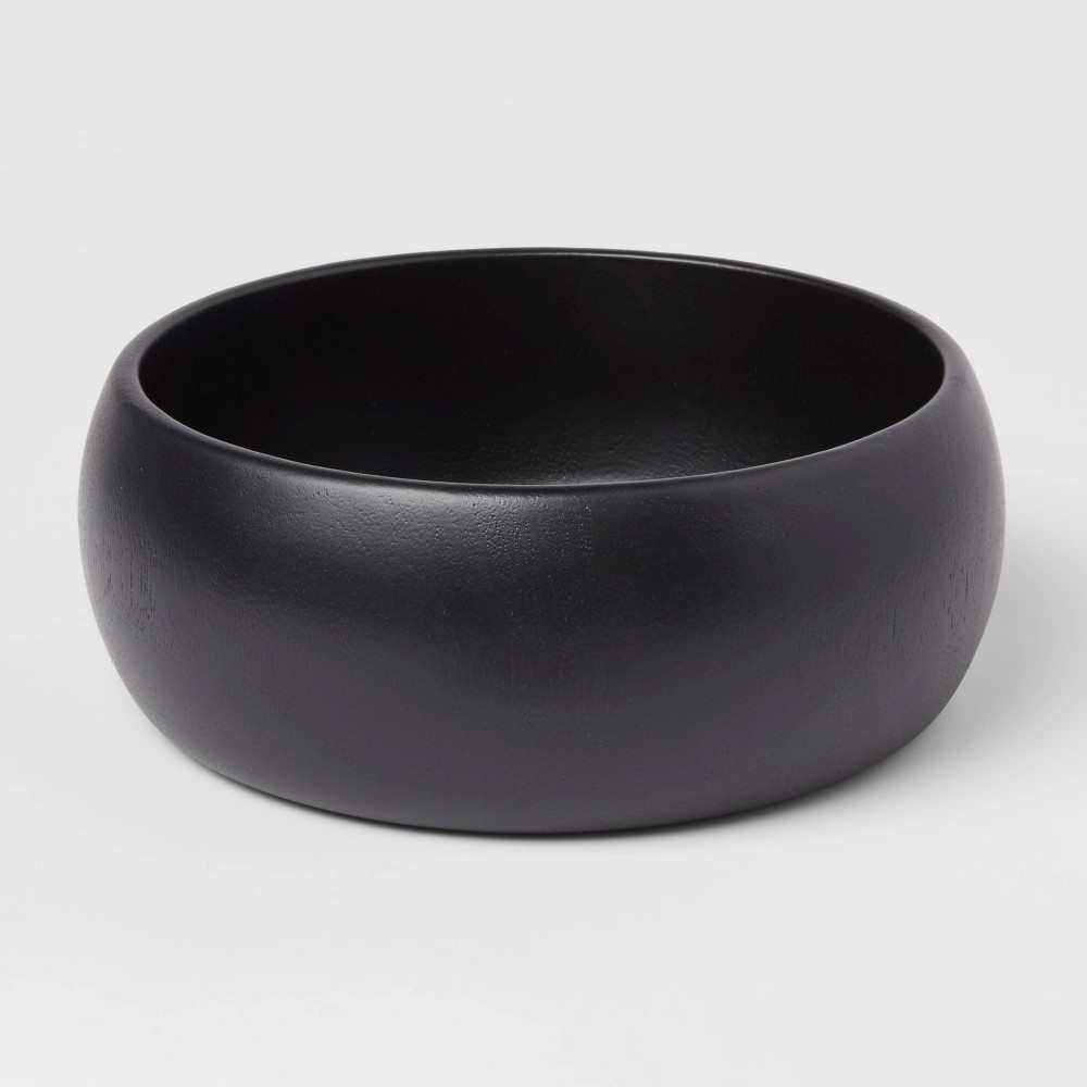 54oz Acacia Modern Serving Bowl Black - Threshold™