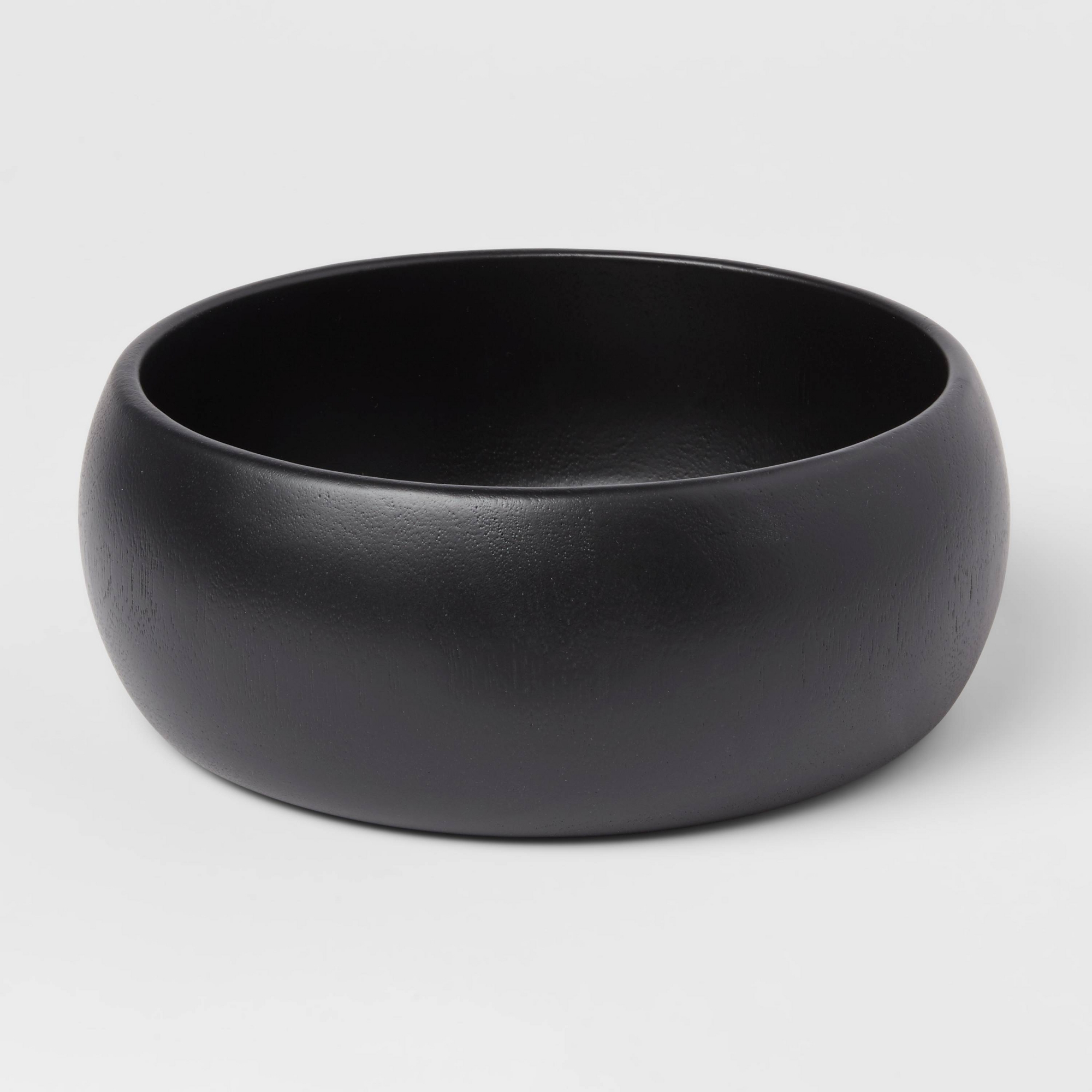 54oz Acacia Modern Serving Bowl Black - Threshold™