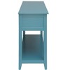 CAVINAS Wooden Console Table with 2 Storage Drawers,Modern Entryway Table with Bottom Shelf,Console Table for Living Room - 4 of 4