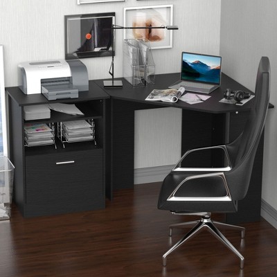 Computer desk and store printer stand