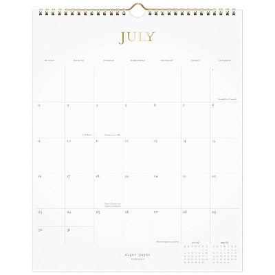 2023 Vertical Wall Calendar 15"x12" - Sugar Paper Essentials : Target