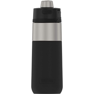 Thermos 18 oz Guardian Stainless Steel Water Bottle - Matte Steel/Espresso Black