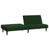 vidaXL 2-Seater Sofa Bed Dark Green Velvet - 4 of 4