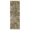 Washable Area Rug, Vintage Distressed Living Room Rug, Soft Foldable Accent Rug for Dining Room Bedroom - 3 of 4
