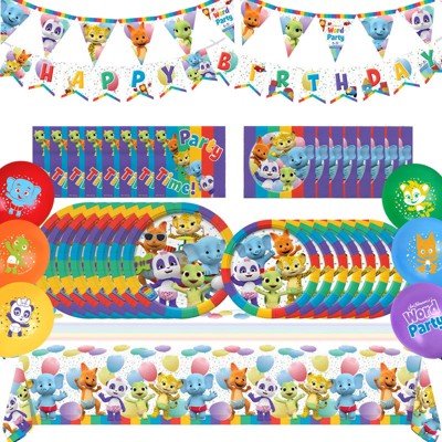 Treasures Gifted Word Party Birthday Supplies Complete Set for 24 Guests